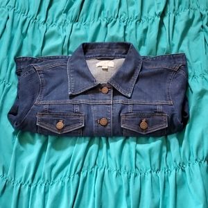 LOFT denim 3/4 sleeve jacket